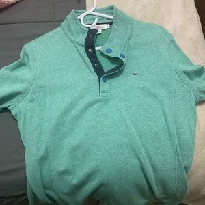 vineyard vines 3 quarter snap sweatshirt